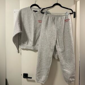 Brunette the Label matching setOversized Fit, both are size  S/M